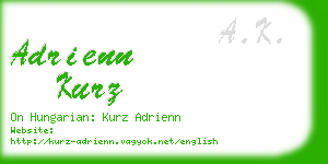 adrienn kurz business card